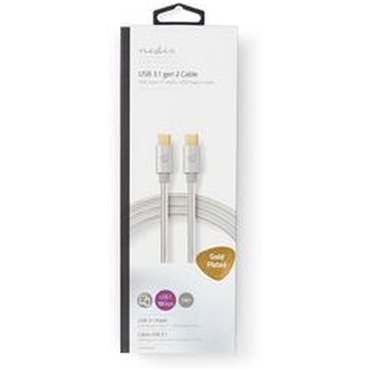 Nedis USB 3.1 Cable (GEN2) Type-C M - Type-C M 1m Aluminium - image 5 of 5