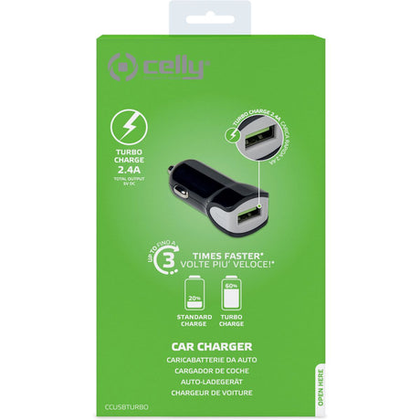 Celly USB Auto Charger 1 USB Port 2.4A Black - image 4 of 5