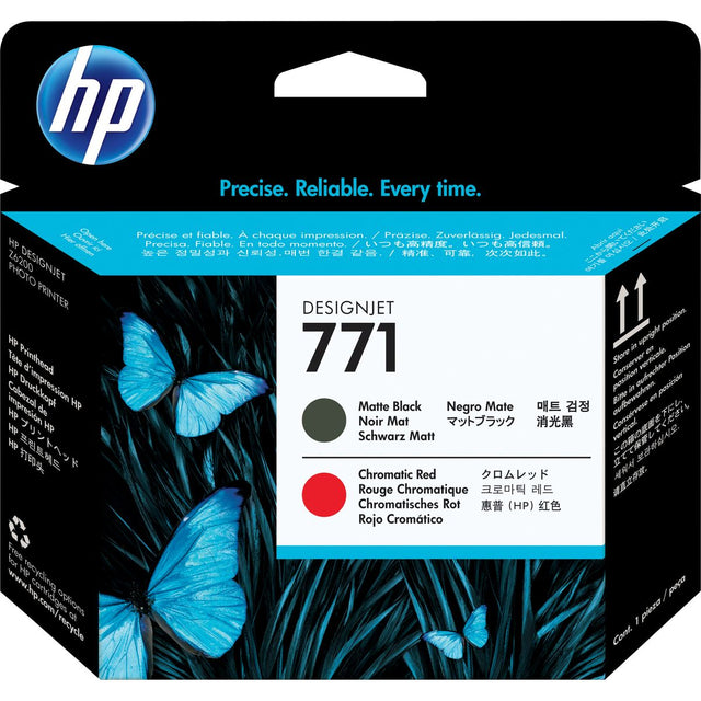 HP 771 Mte BK/Chromatic Red Printhead