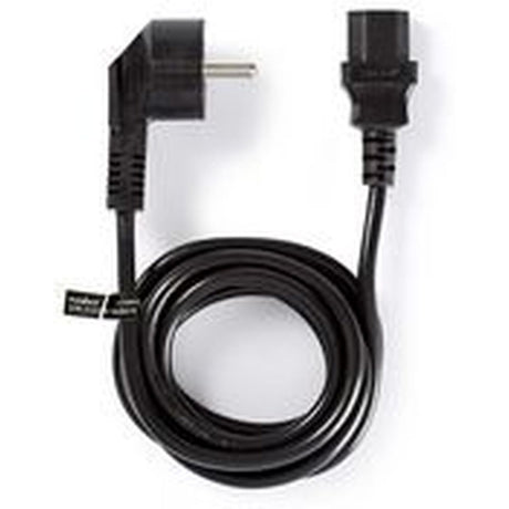 Nedis Power Cable Schuko M Angled - C13 (IEC-320-C13) 2m BK - image 4 of 4