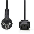 Nedis Power Cable Schuko M Angled-IEC-320-C13 2.0m BK