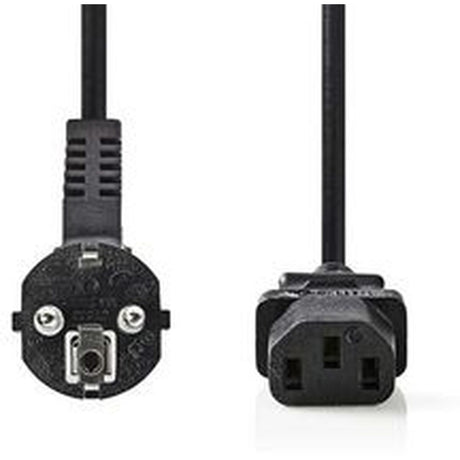 Nedis Power Cable Schuko M Angled-IEC-320-C13 2.0m BK