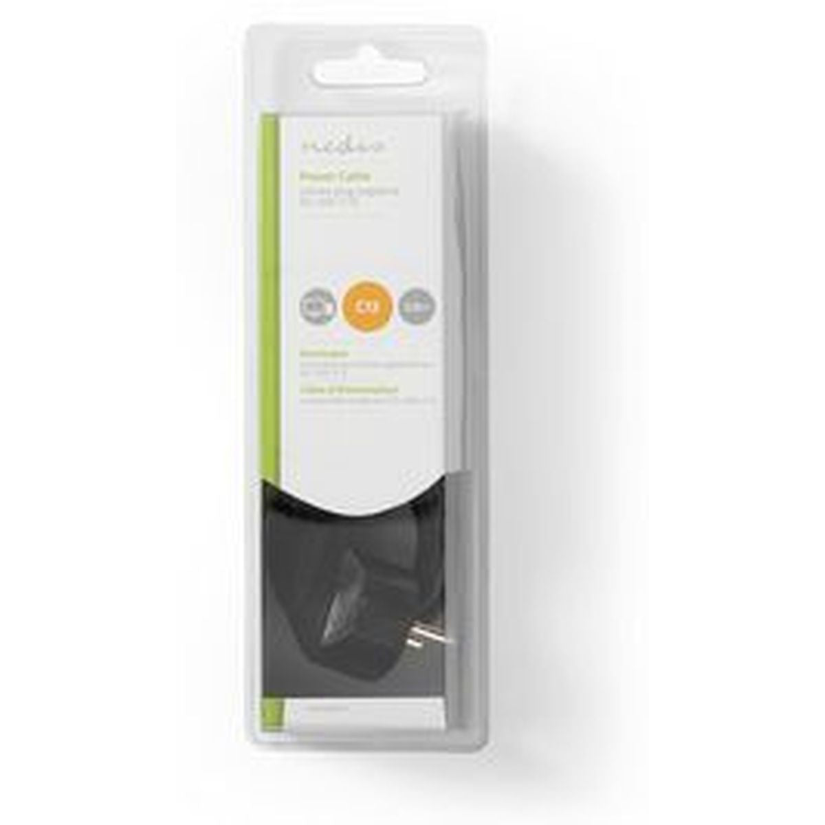Nedis Power Cable Schuko M Angled-IEC-320-C13 2.0m BK - image 3 of 3