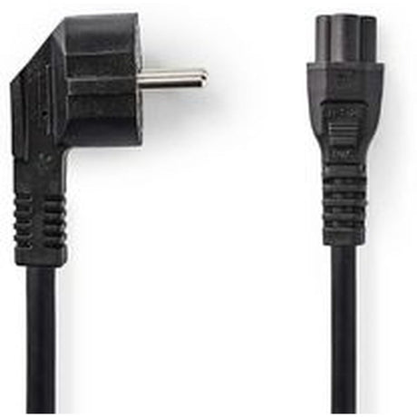 Nedis Power Cable Schuko M Angled-IEC-320-C5 2.0m BK