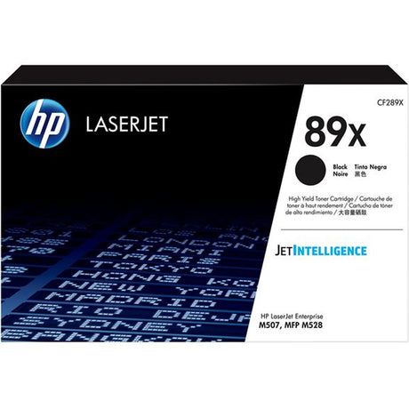 HP 89X Black LaserJet Toner Cartridge
