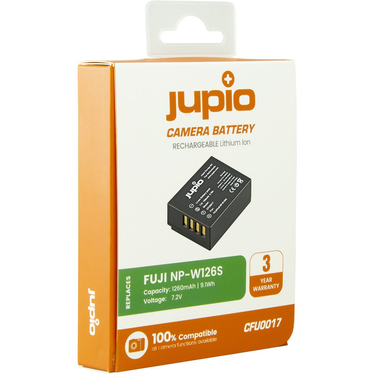 Jupio NP-W126S 1260 mAh - image 2 of 2