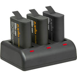 Jupio Value Pk 2X Enduro Battery GoPro HERO 131900mAh + Compact USB Triple Charg - image 2 of 2