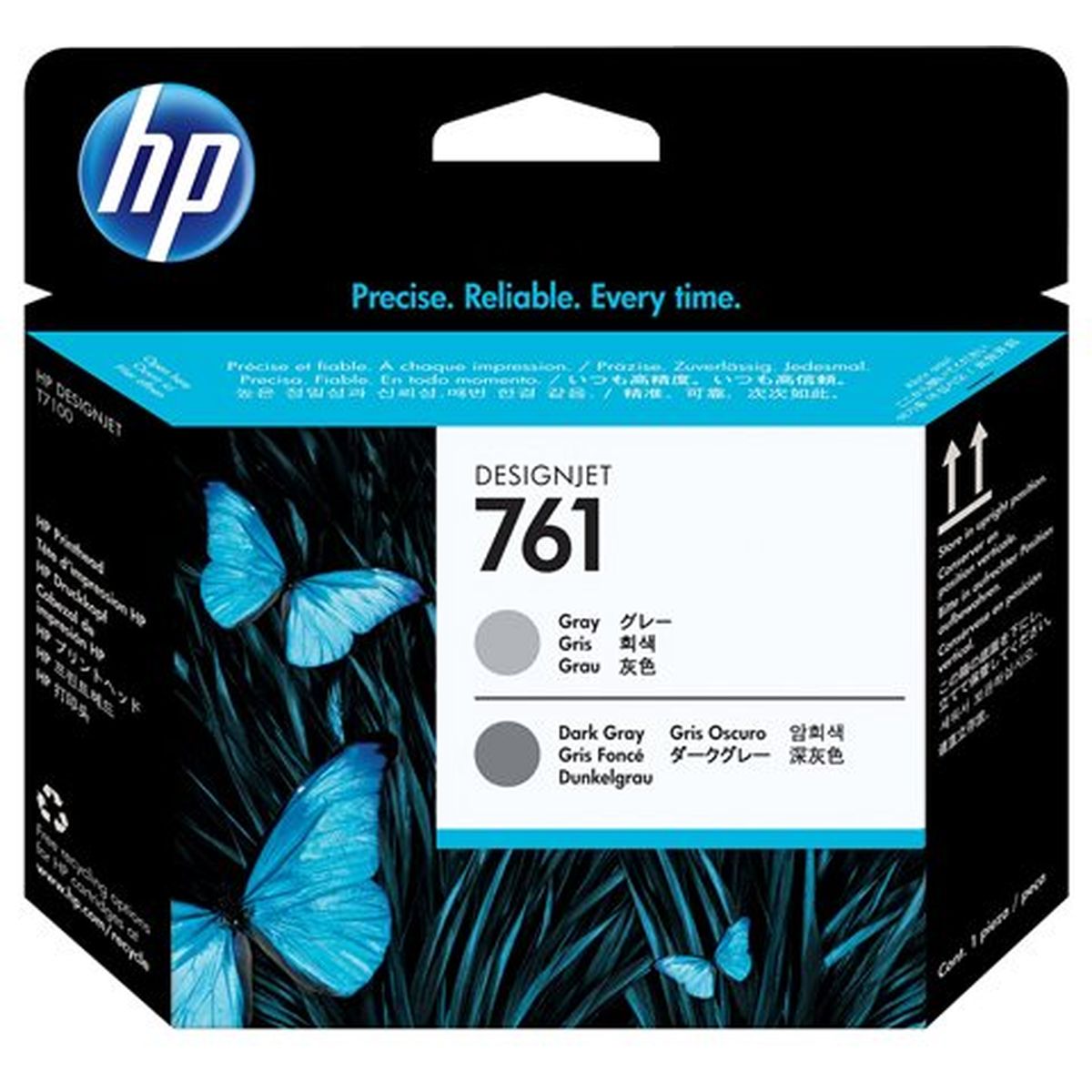 HP 761 Grey/Dark Grey Inkjet Printhead - image 2 of 2