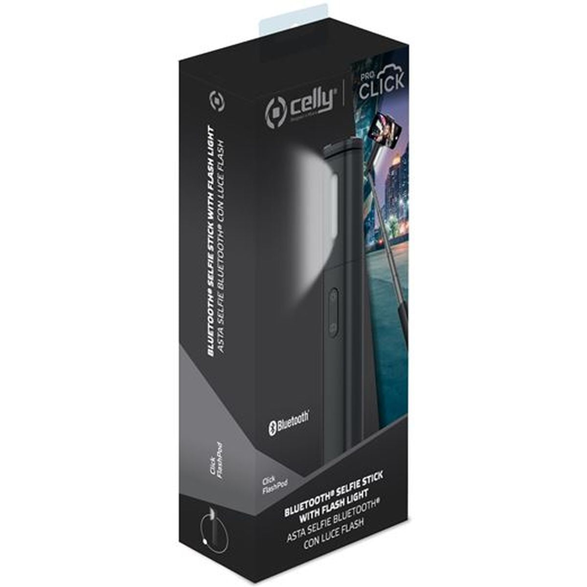 Celly Bluetooth Selfie Stick w/ LED Flashlight - image 3 of 4