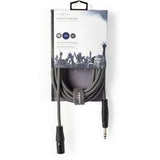 Nedis Balanced XLR-Audiocbl XLR 3-PINS M-6.35mm M 5m GY - image 3 of 3