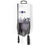 Nedis XLR-Audio Cable XLR 3-PINS M-RCA M 3.0m Grey - image 3 of 3