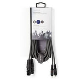 Nedis XLR-Audio Cable 2X XLR 3-PINS F-2X RCA M 3.0m Grey - image 3 of 3
