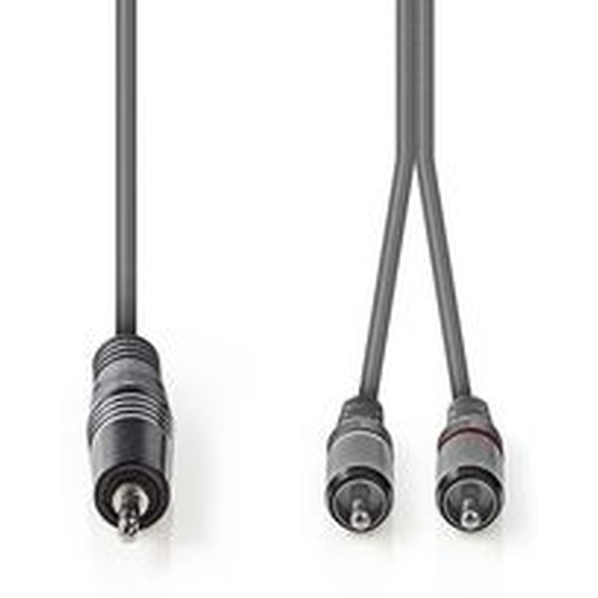 Nedis Stereo Audio Cable 3.5mm M-2X RCA M 1.5m Grey - image 2 of 3