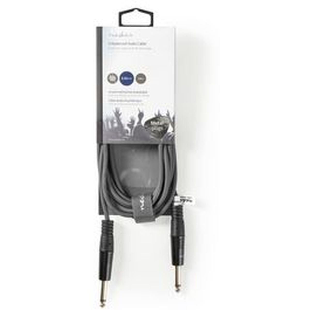 Nedis Unbalanced Audio Cable 6.35mm M-6.35mm M 3m Grey - image 3 of 3