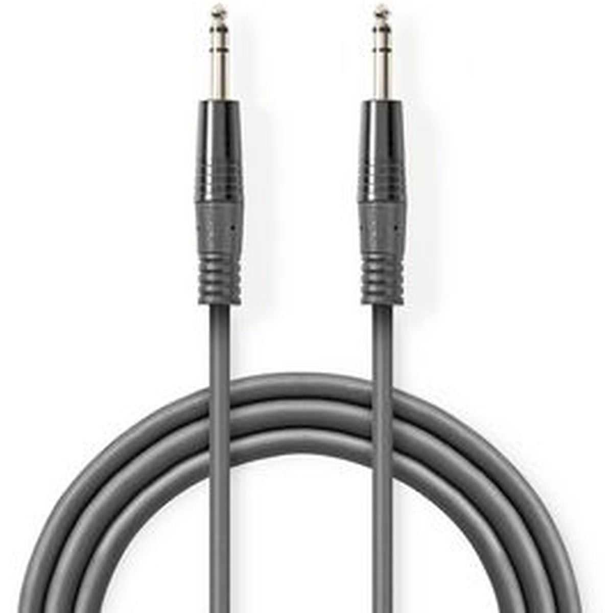 Nedis Balanced Audio Cable 6.35mm M-6.35mm M 1.5m Grey - image 2 of 3