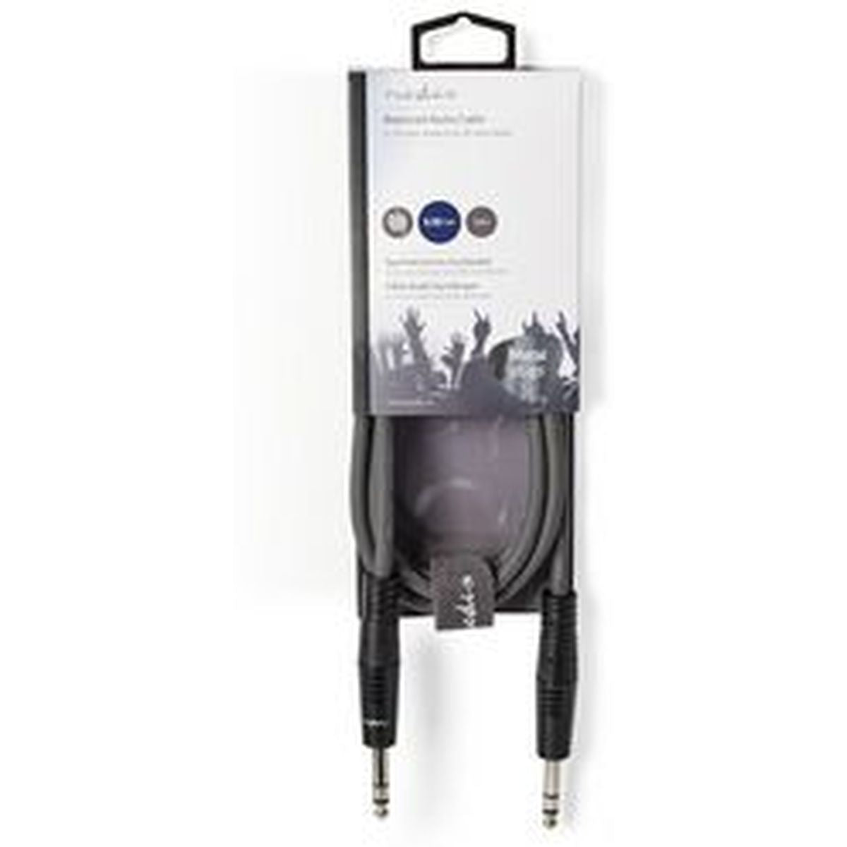 Nedis Balanced Audio Cable 6.35mm M-6.35mm M 1.5m Grey - image 3 of 3