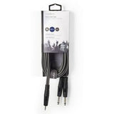 Nedis Stereo Audio Cable 2X 6.35mm M-3.5mm M 3.0m Grey - image 3 of 3
