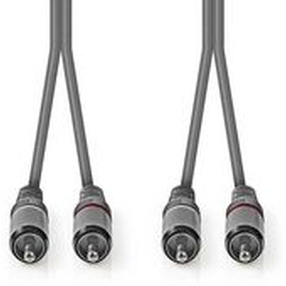 Nedis Stereo Audio Cable 2X RCA M-2X RCA M 1.5m Grey - image 2 of 3