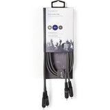 Nedis Stereo Audio Cable 2X RCA M-2X RCA M 1.5m Grey - image 3 of 3