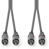 Nedis Stereo Audio Cable 2X RCA M-2X RCA M 5.0m Grey - image 2 of 3