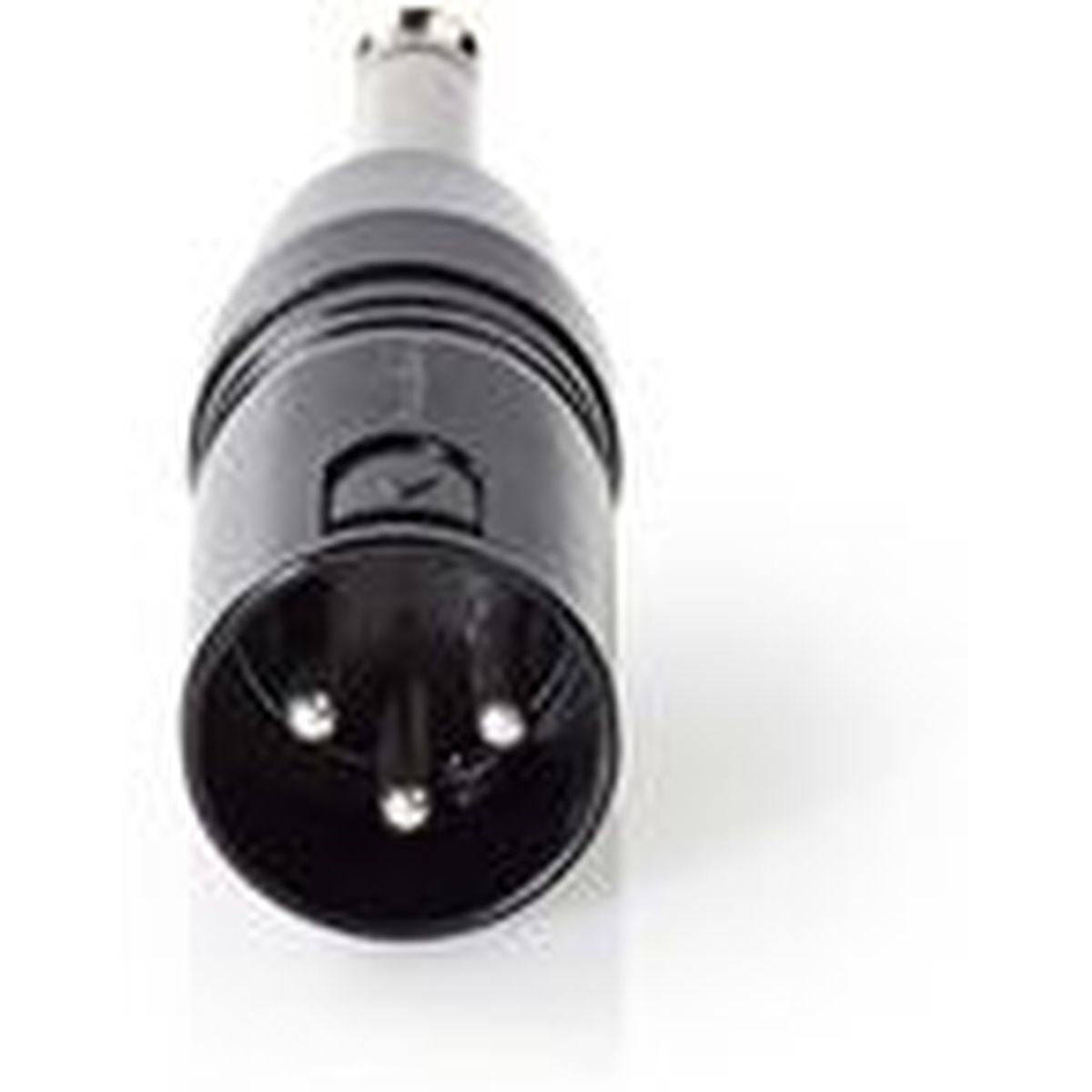 Nedis XLR-Adapter Mono XLR 3-PINS M-6.35mm M BK - image 2 of 4