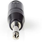 Nedis XLR-Adapter Mono XLR 3-PINS M-6.35mm M BK - image 3 of 4