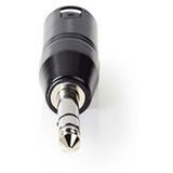 Nedis XLR-Adapter Stereo XLR 3-PINS M-6.35mm M BK - image 3 of 4