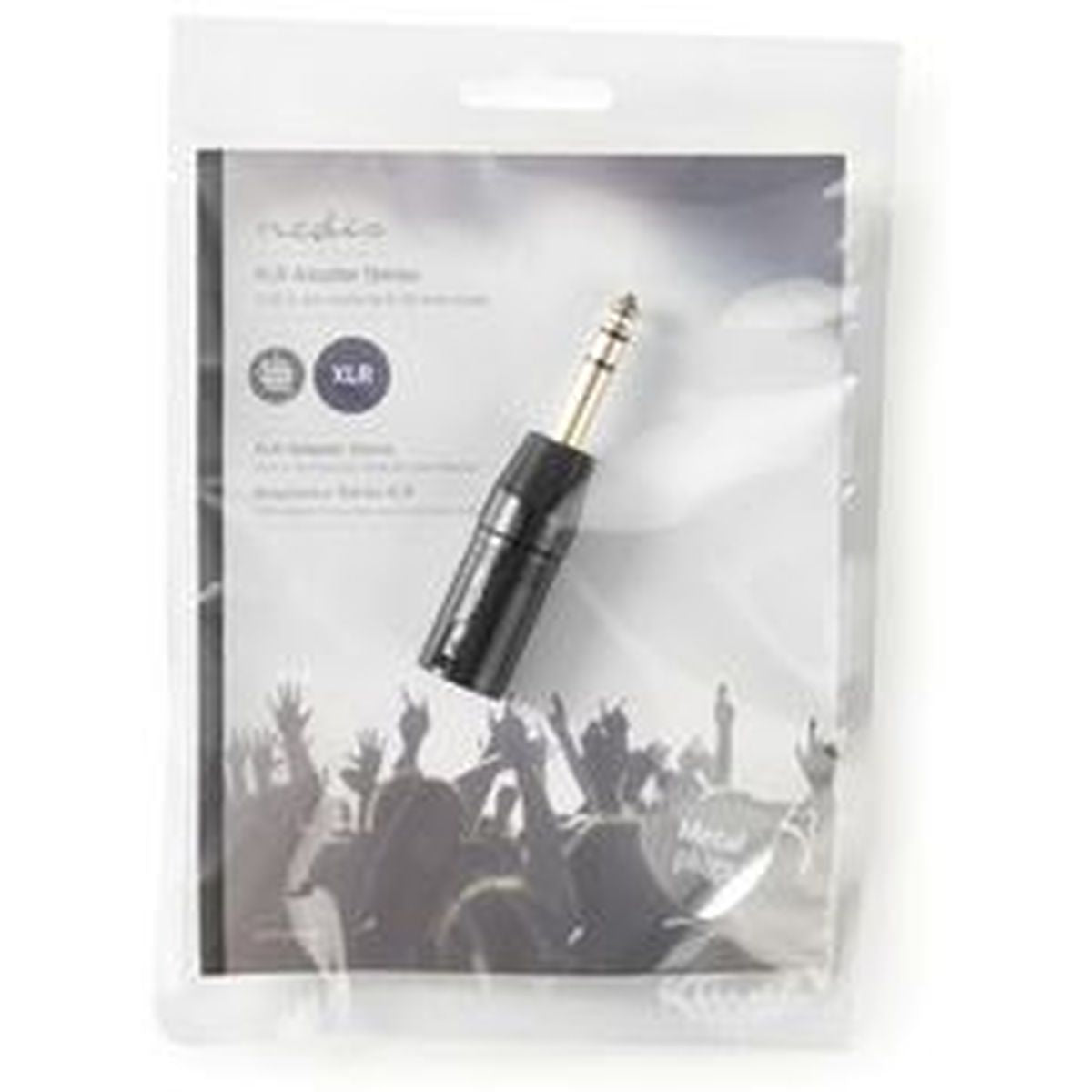 Nedis XLR-Adapter Stereo XLR 3-PINS M-6.35mm M BK - image 4 of 4