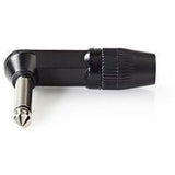 Nedis Audioconnector Mono 6.35mm M Angled BK - image 2 of 3