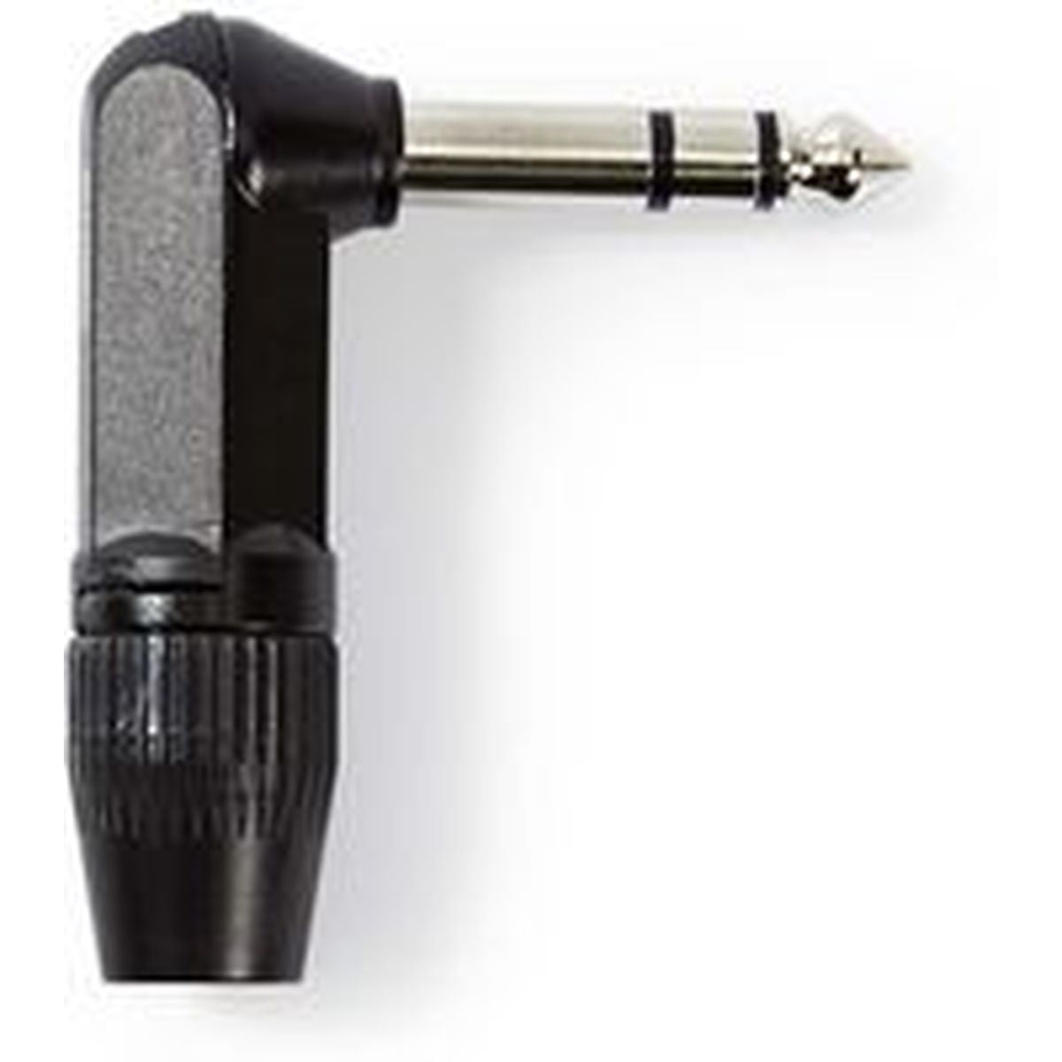 Nedis Audioconnector Stereo 6.35mm M Angled BK - image 2 of 5