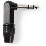 Nedis Audioconnector Stereo 6.35mm M Angled BK - image 2 of 5