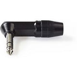 Nedis Audioconnector Stereo 6.35mm M Angled BK - image 3 of 5