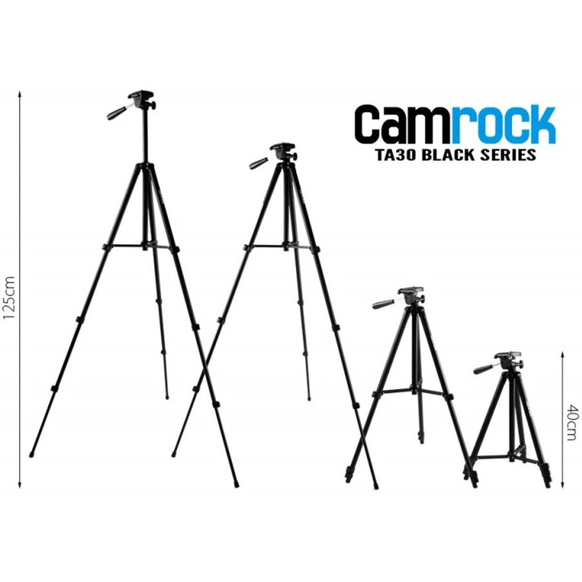 Camrock Tripod TA30 Black - image 2 of 3