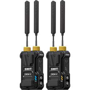 SWIT Crew-V| 3rd Gen Wireless FHD Video Transmission w/ Dual V-Mounts