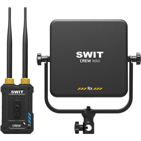 SWIT Crew Max 3rd Gen Wireless FHD Video Transmission w/ TX NP-F Plate