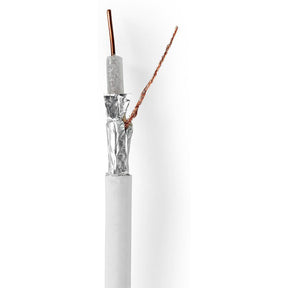 Nedis Coaxial Cable On Reel 4G / LTE Secure 75 Ohm Threefold Shielded Eca 10.0m