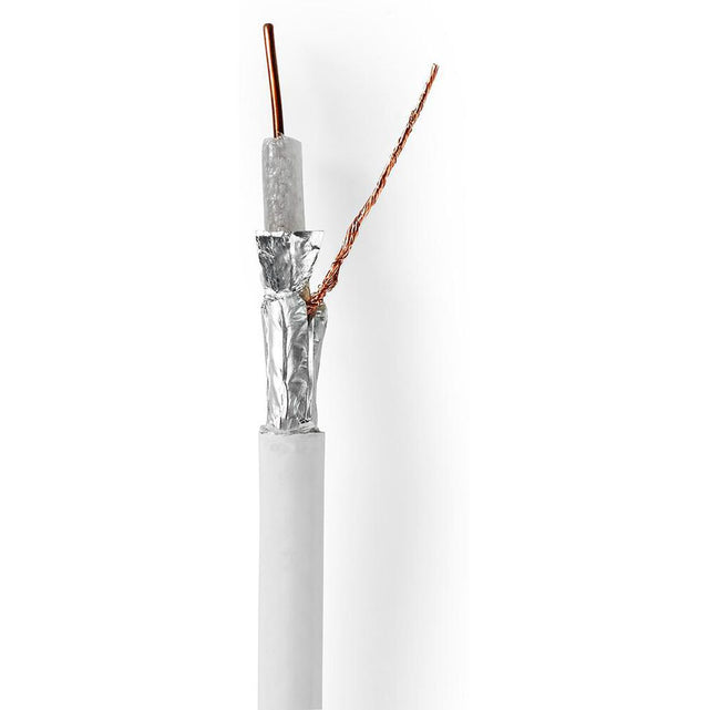 Nedis Coaxial Cable On Reel 4G / LTE Secure 75 Ohm Threefold Shielded Eca 10.0m