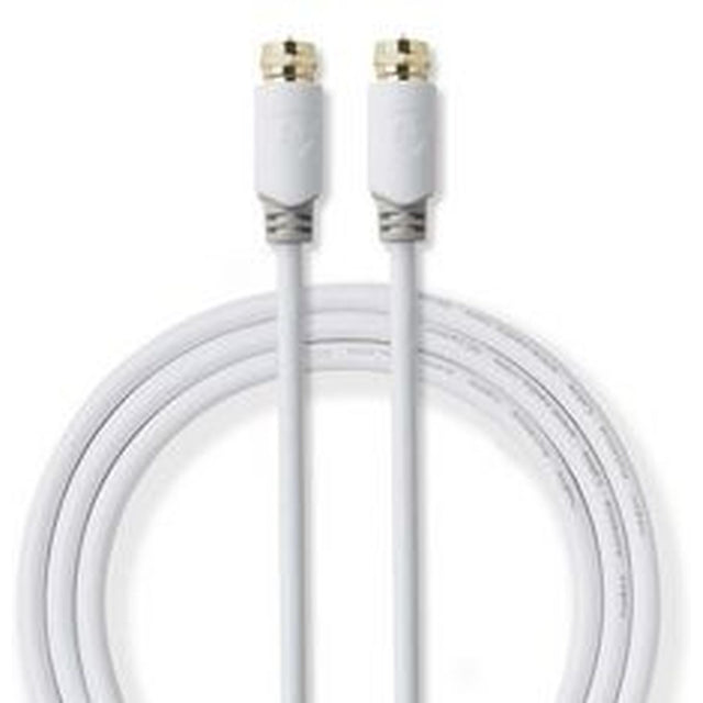Nedis Satellite-/antenna Cable F M - F M 5.0m White