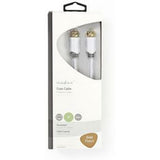 Nedis Satellite-/antenna Cable F M - F M 5.0m White - image 3 of 3