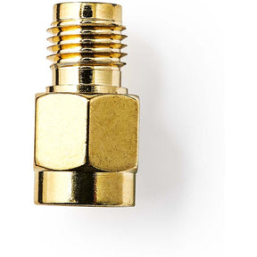 Nedis SMA-Adap SMA F Reverse Polarity SMA M Gold Flated 50 ? Str 2 PCs Box