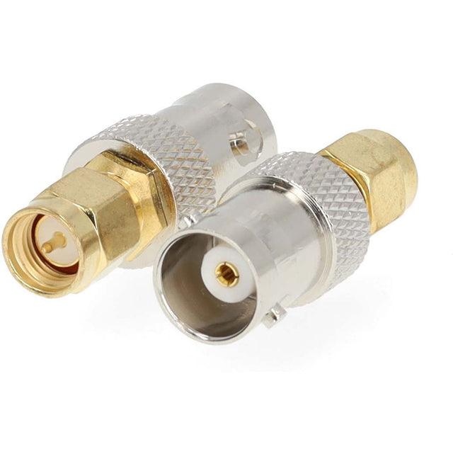 Nedis SMA-Adapter SMA M BNC F Gold Plated 50 Ohm Straight Copper Gold 2 pcs