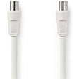 Nedis Coaxial Cable 90dB IEC (Coax) M-IEC (Coax) F 3.0m WH