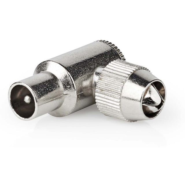 Nedis IEC (Coax) Connector | Male | 75 Ohm | Dia 7.0 mm | Metal | Silver | 2 PCs