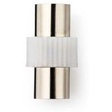 Nedis Coaxadapter IEC (Coax) M-IEC (Coax) M WH