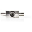 Nedis Coax Splitter 2X IEC (Coax) M-IEC (Coax) F Metal