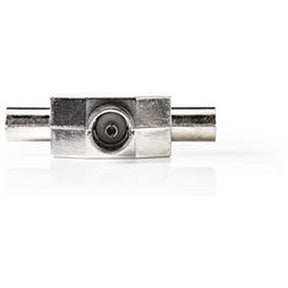 Nedis Coax Splitter 2X IEC (Coax) M-IEC (Coax) F Metal
