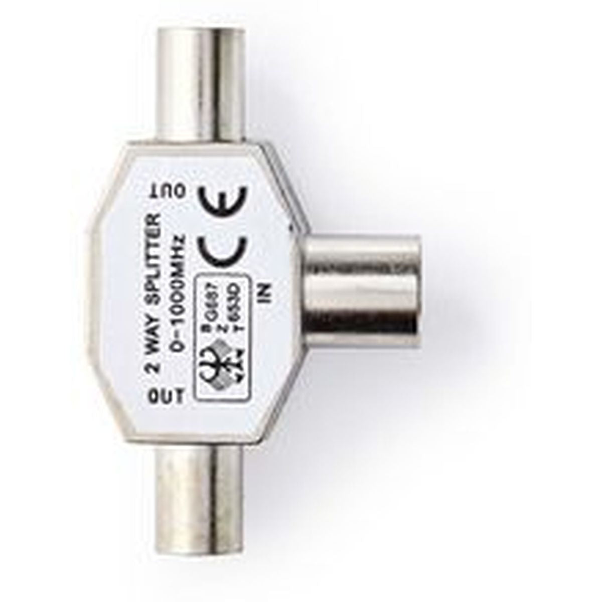 Nedis Coax Splitter 2X IEC (Coax) M-IEC (Coax) F Metal - image 3 of 4