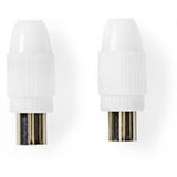 Nedis IEC (Coax)-Connector M + F-Recht 2 Pieces WH - image 3 of 5
