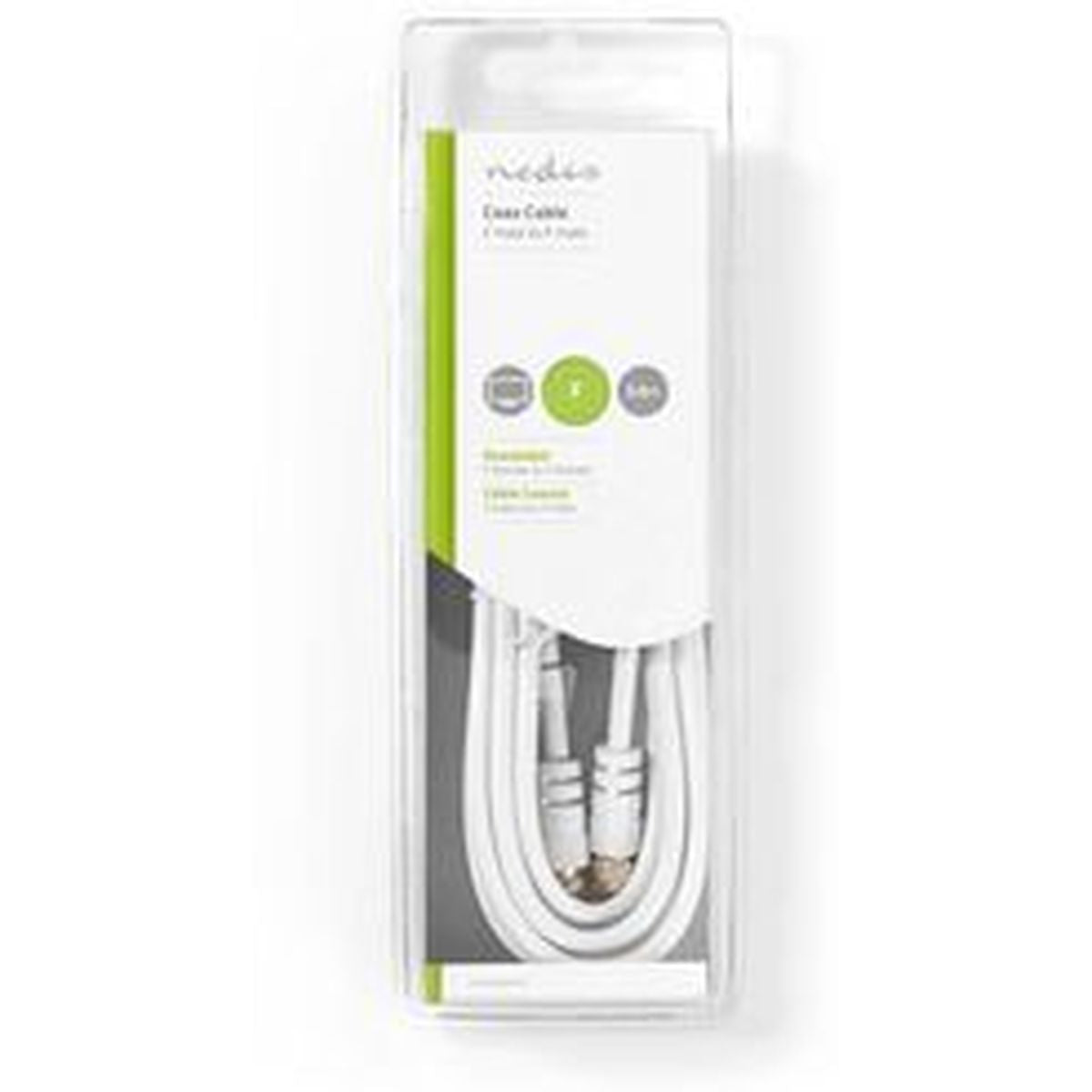 Nedis Satellite-/antenna Cable F M-F M 3.0m White - image 3 of 3
