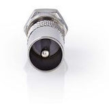 Nedis Satellite-/antenne-Adapter F F-Coax M Metal - image 2 of 5